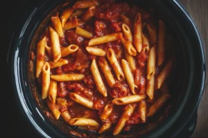 How long does pasta need to cook in the crockpot