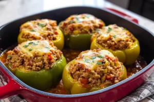 Old Fashioned Stuffed Bell Peppers Recipe