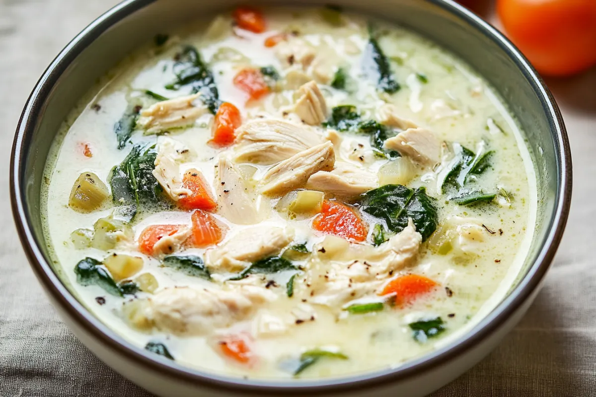 chicken florentine soup