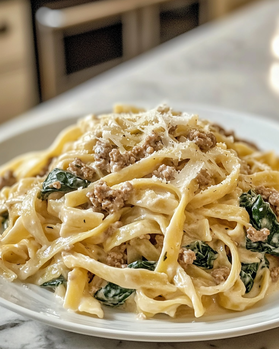 Creamy Spinach Beef Pasta: 7 Wonderful Cozy Dinners