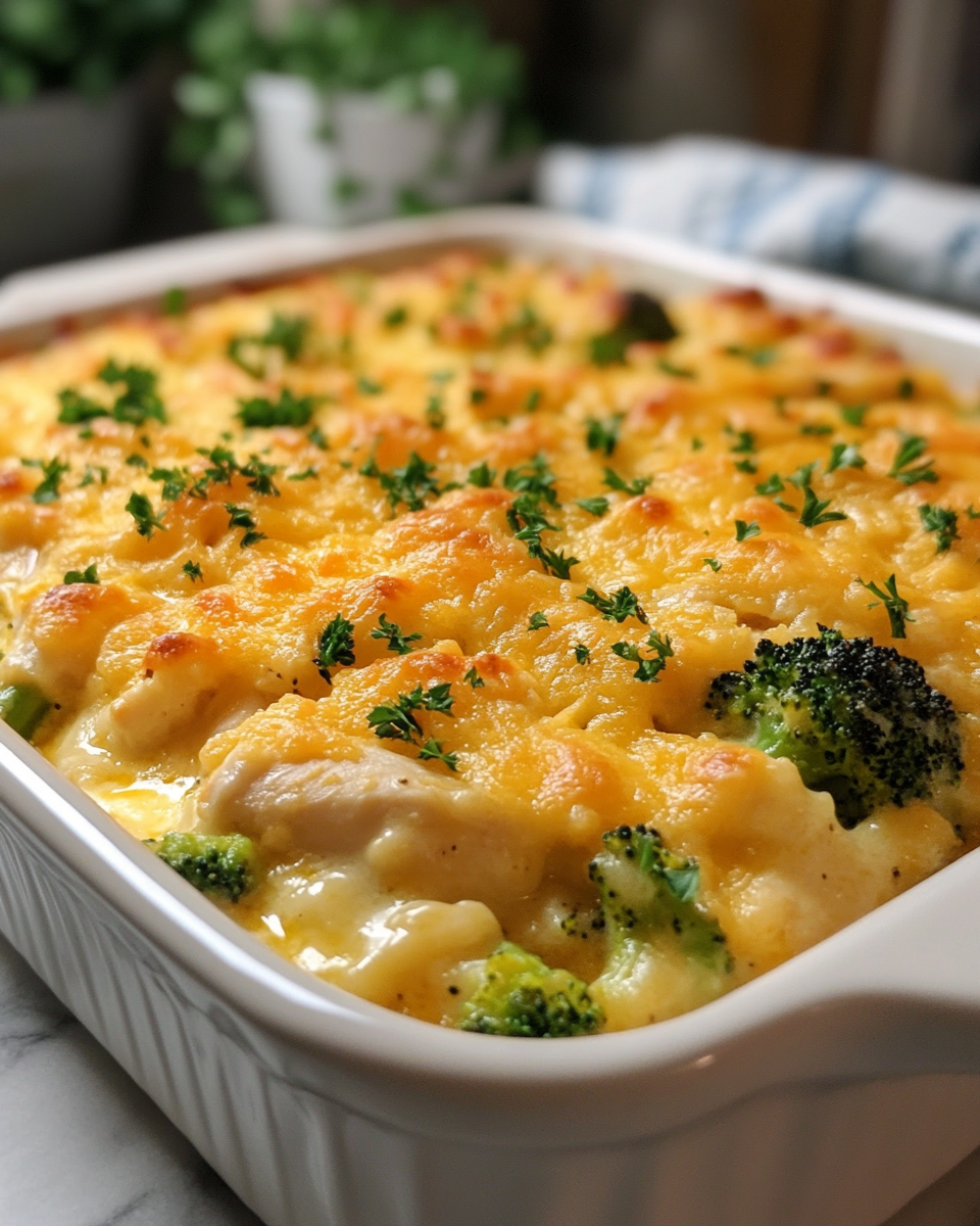 Cheesy Chicken Broccoli Bake – Ultimate Creamy Oven Dinner