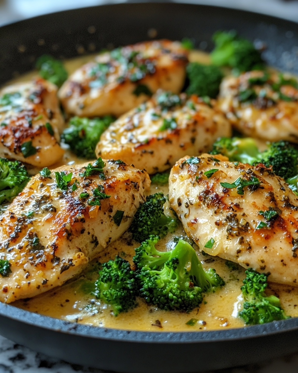 Garlic Parmesan Chicken Broccoli – Wonderful One-Pan Comfort Meal