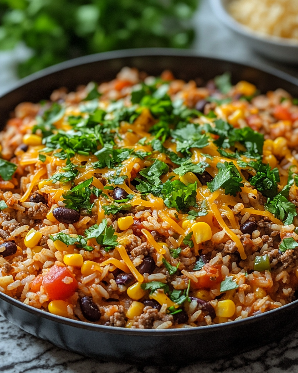 Tex Mex Beef Rice Skillet – Flavor-Packed Easy Family Dinner