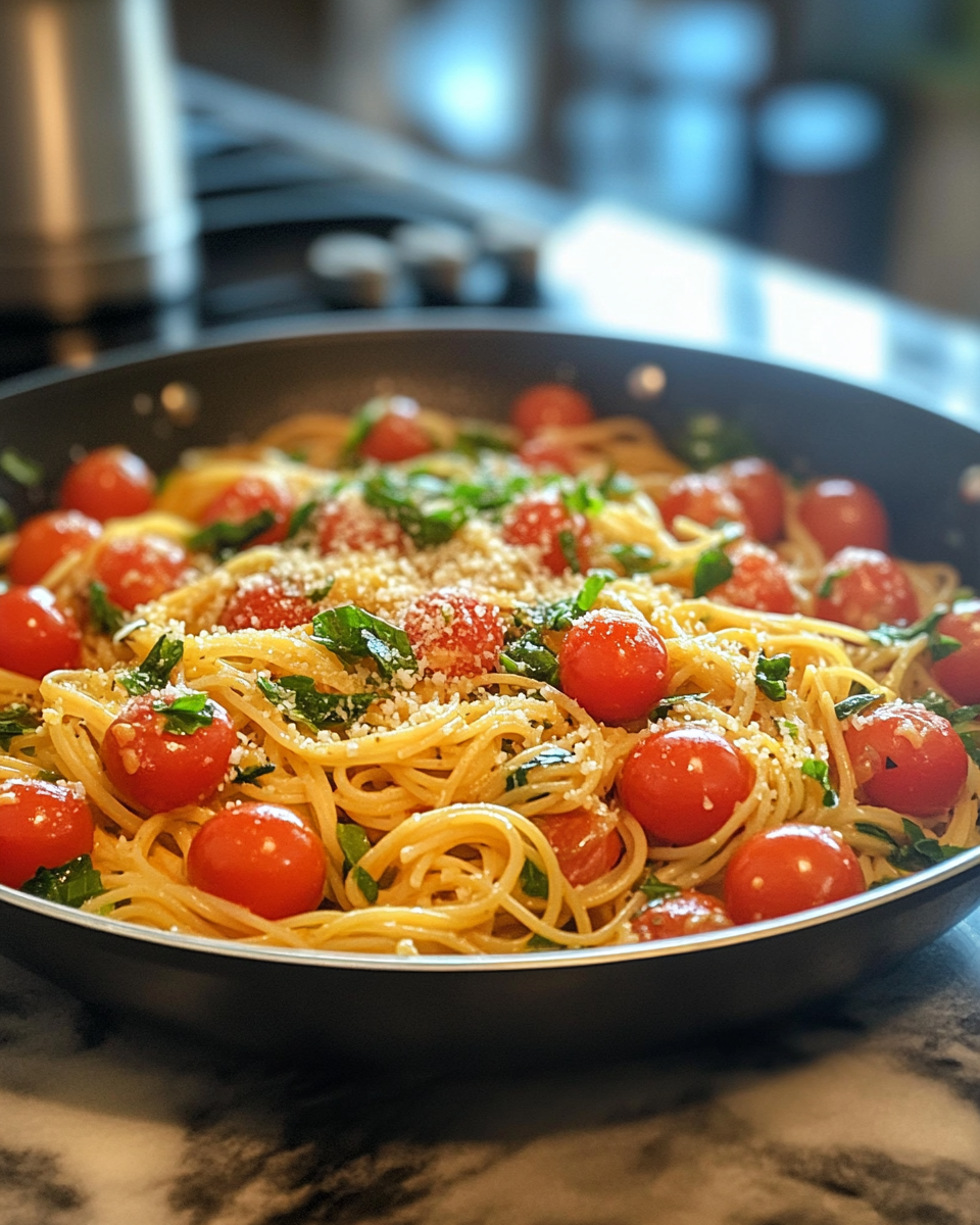 Tomato Basil Primavera Skillet – Fresh Italian-Style Weeknight Dinner