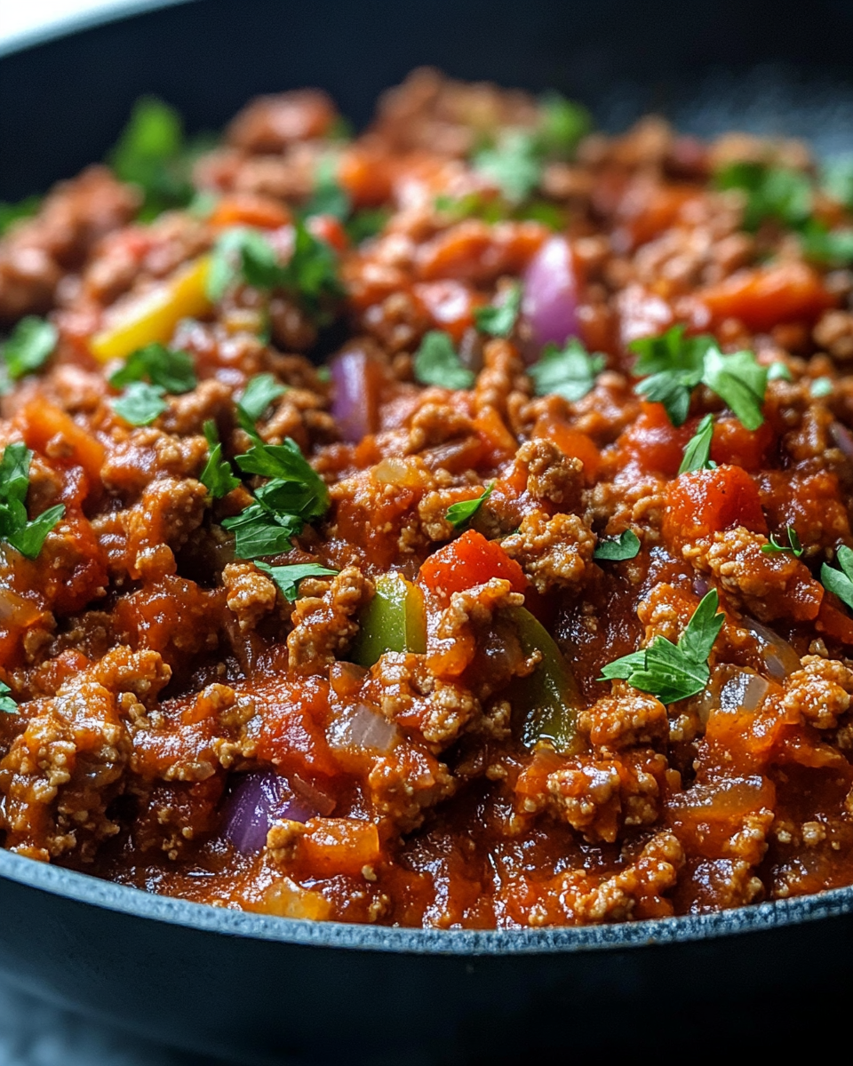 Ground Chicken Sloppy Joe Skillet: 30-Minute Authentic Hope