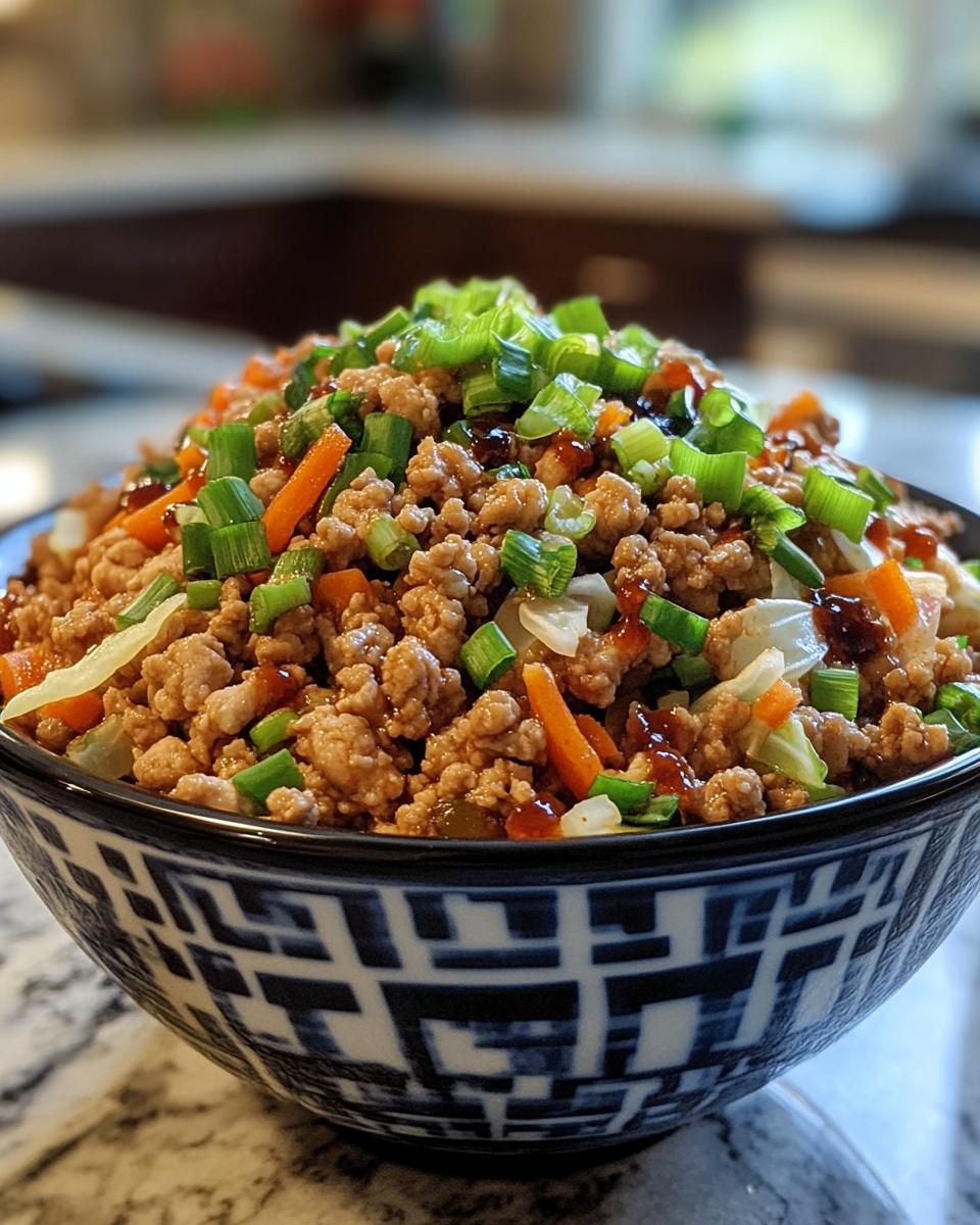 Ground Chicken Egg Roll in a Bowl: 30-Minute Authentic Hope