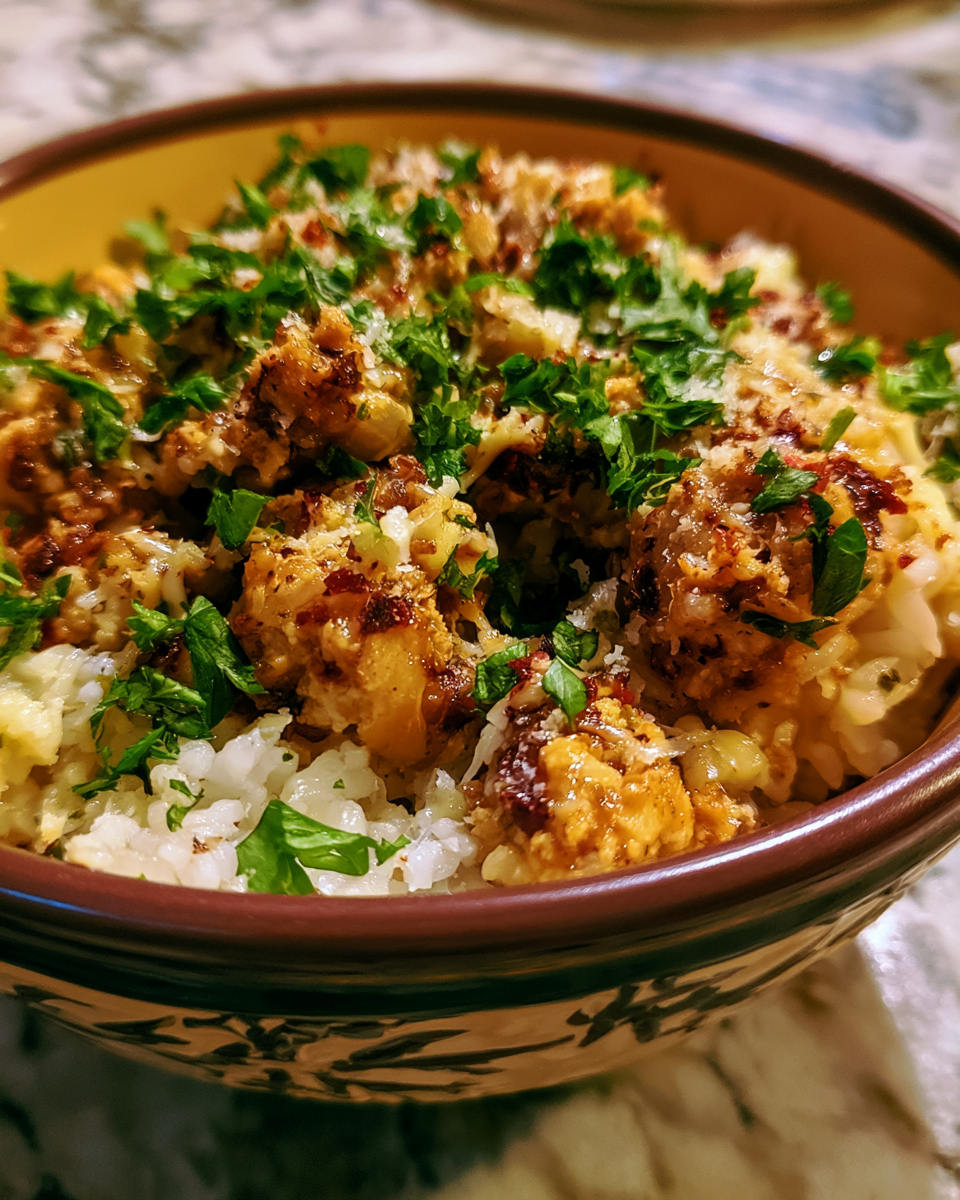Ground Chicken Garlic Parmesan Bowls: 7 Amazing Cozy Bowls