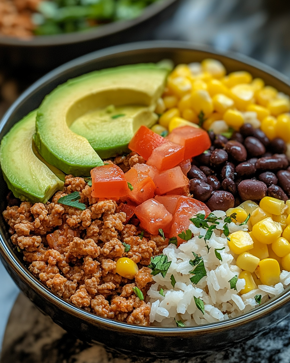 Ground Chicken Southwest Meal Prep Bowls: 5 Great Happy Meals