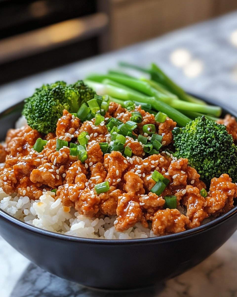 Ground Chicken Teriyaki Rice Bowl: 7 Amazing Cozy Bowls