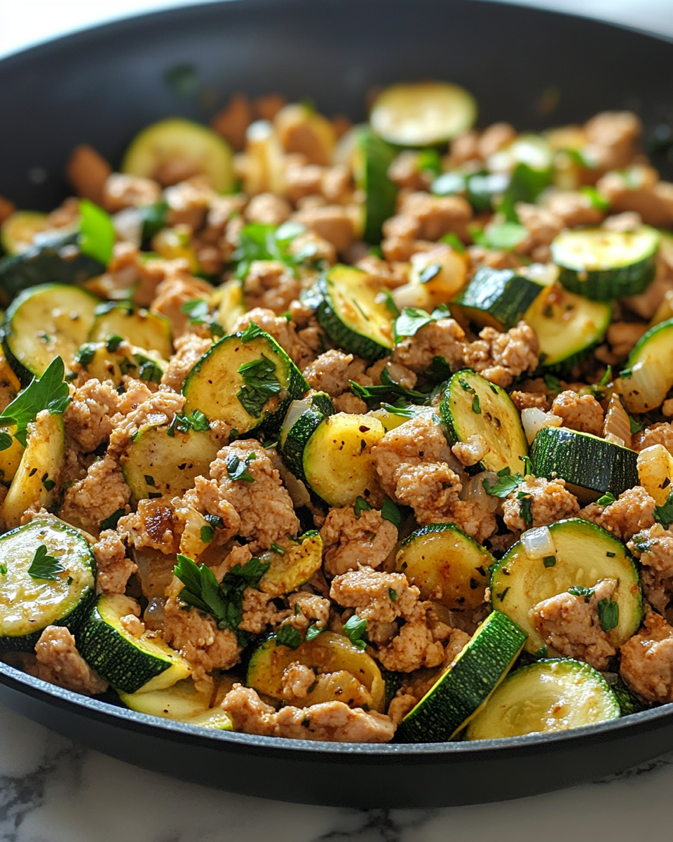 Ground Chicken Zucchini Skillet: 30 Simple Comfort