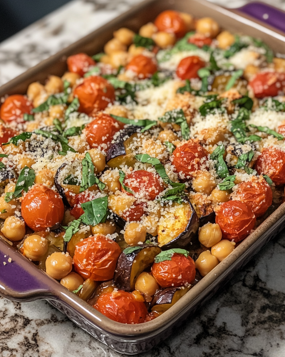 Roasted Eggplant and Chickpea Bake: 7 Authentic Devoted Flavors